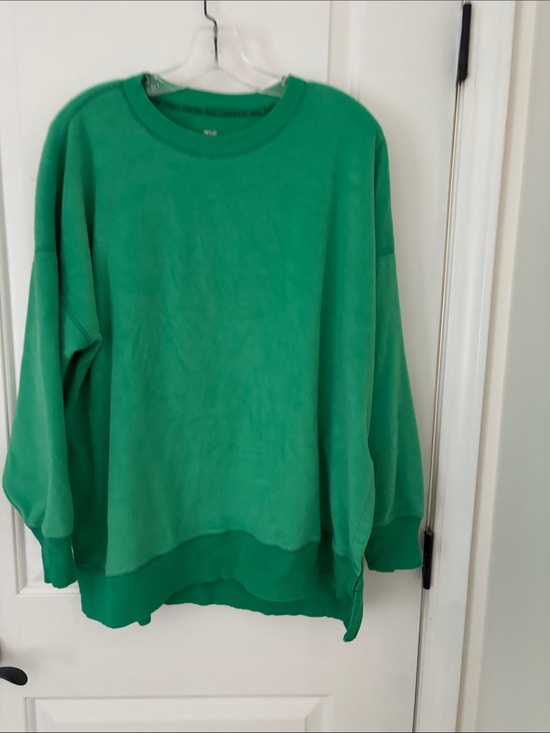 aerie Tops - aerie Bright Green Crewneck Sweatshirt